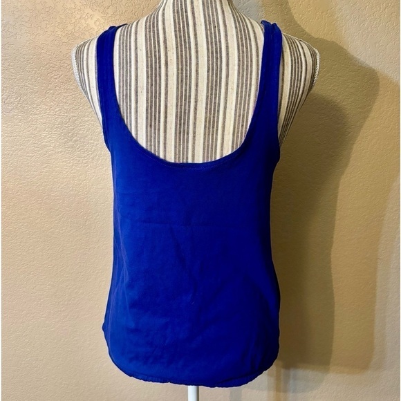 Hurley Tank Small Purple Turquoise Black Abstract Pattern Athletic Stretchy - Picture 5 of 14